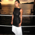 Anabia Black Sequin Maxi Dress
