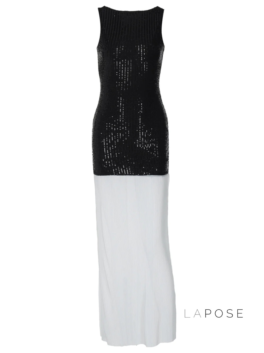 Anabia Black Sequin Maxi Dress