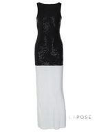 Anabia Black Sequin Maxi Dress