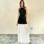 Anabia Black Sequin Maxi Dress