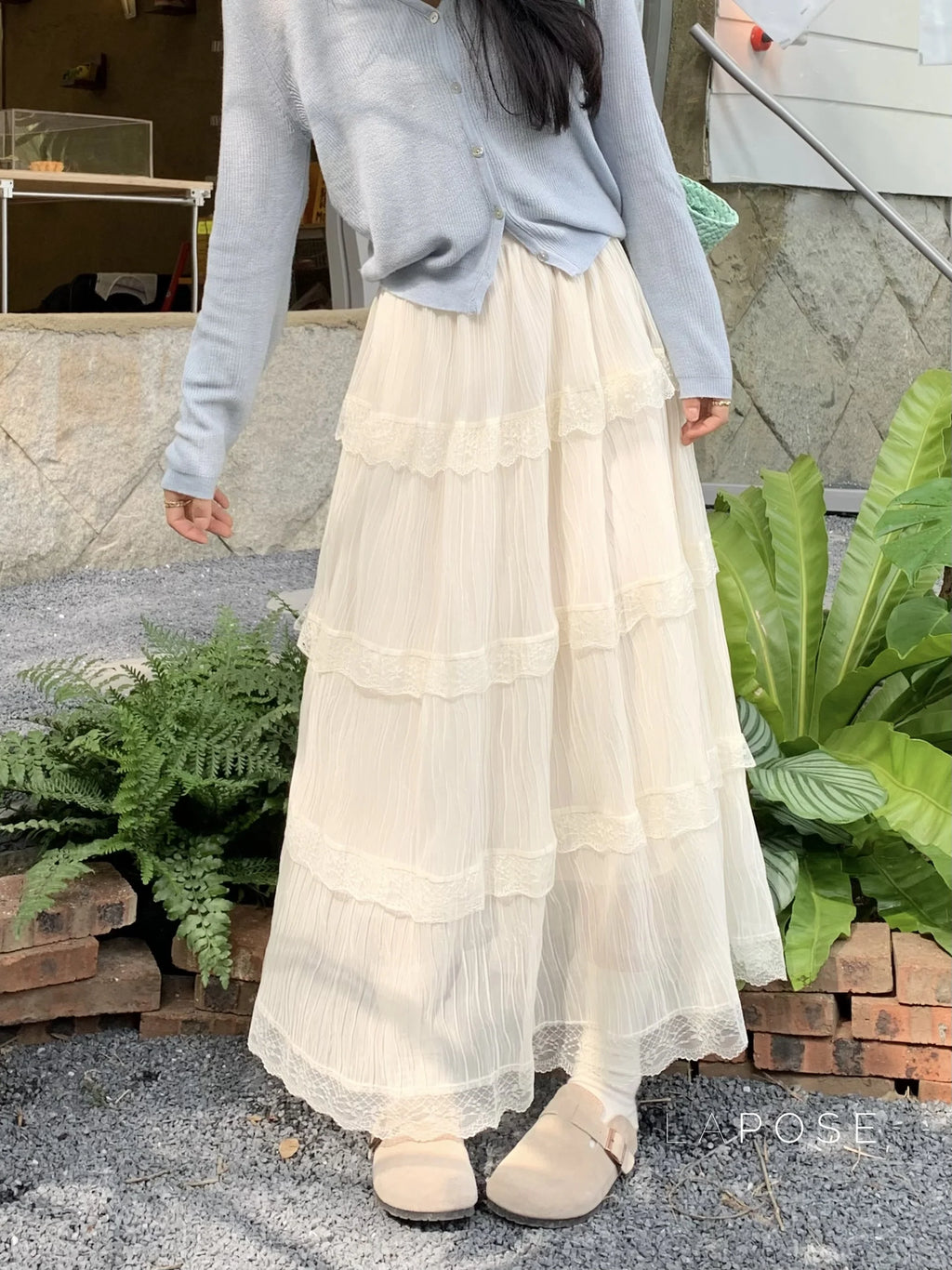 Anai Lace Maxi Skirt