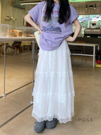Anai Lace Maxi Skirt
