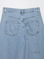 Anaisha Crochet Patch Wide-Leg Jeans
