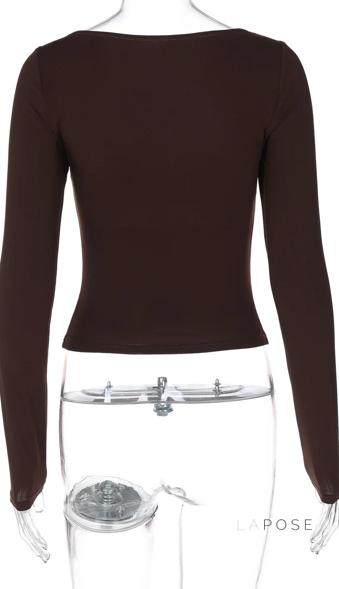 Anaiya Asymmetric Long Sleeve Top