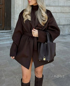 Analee Tie-Front Coat