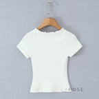 Angelyn Short Sleeve Buttoned Top