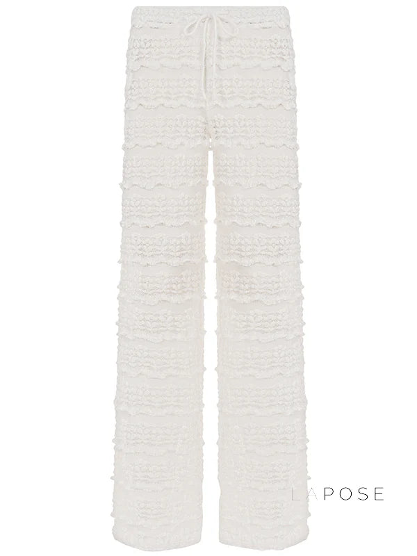 Annmarie Lace Straight Pants