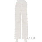 Annmarie Lace Straight Pants