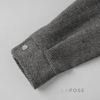 Arin Herringbone Wool Blend Jacket