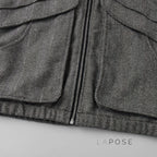 Arin Herringbone Wool Blend Jacket