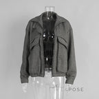 Arin Herringbone Wool Blend Jacket