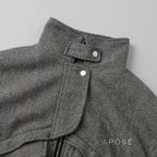 Arin Herringbone Wool Blend Jacket