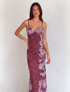Arlette Radiant Floral Maxi Dress - Floral Rose