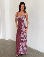 Arlette Radiant Floral Maxi Dress - Floral Rose