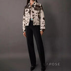 Aryn Abstract Pattern Jacket