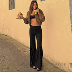 Asher High-Rise Flared Pants