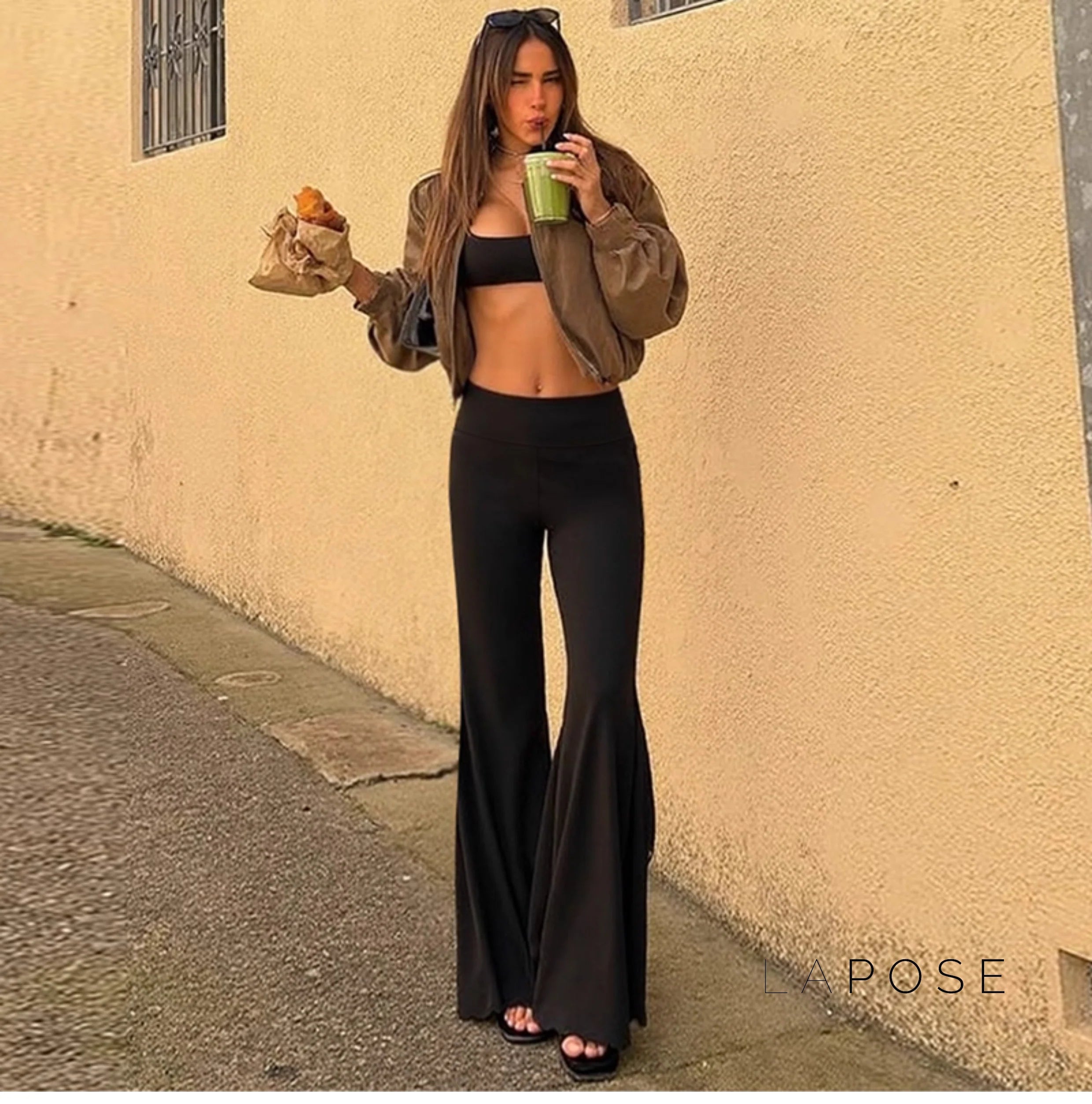Asher High-Rise Flared Pants