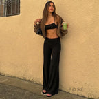 Asher High-Rise Flared Pants