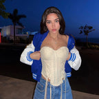 Asymmetrical Lace-Up Tube Top