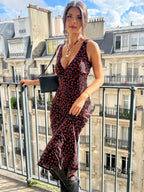 Aubrie Floral Backless Maxi Dress