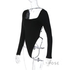 Aurie Backless Bodysuit