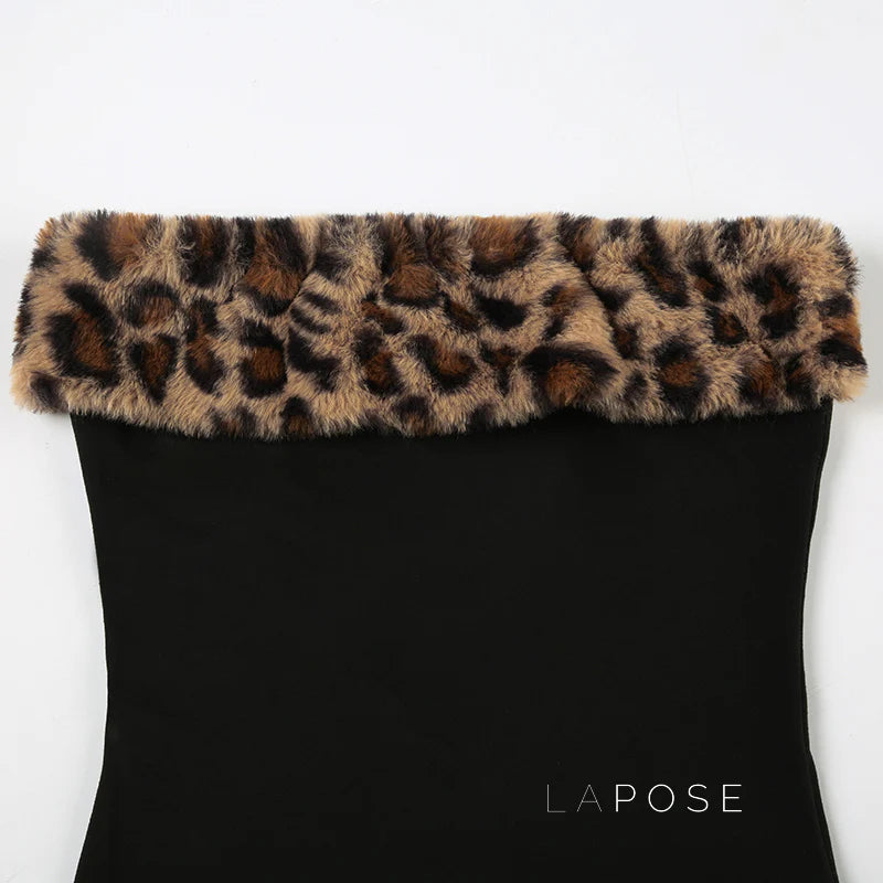 Avalon Leopard Ruched Short Set