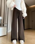 Avarie Cozy Wide-Leg Pants