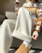 Avarie Cozy Wide-Leg Pants