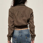 Ayleen Cropped Utility Jacket