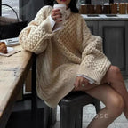 Azalea Textured Loose Knit Sweater