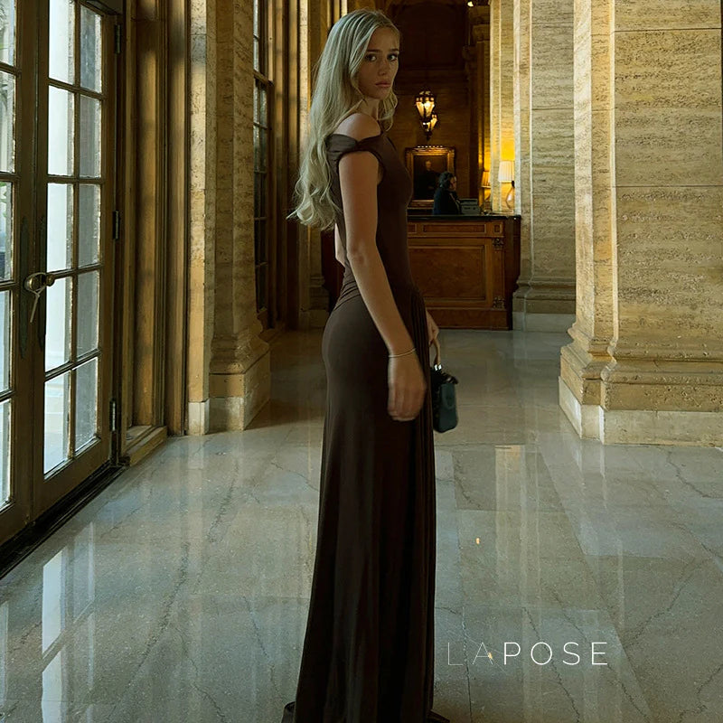 Azalia Twisted Draped Dress