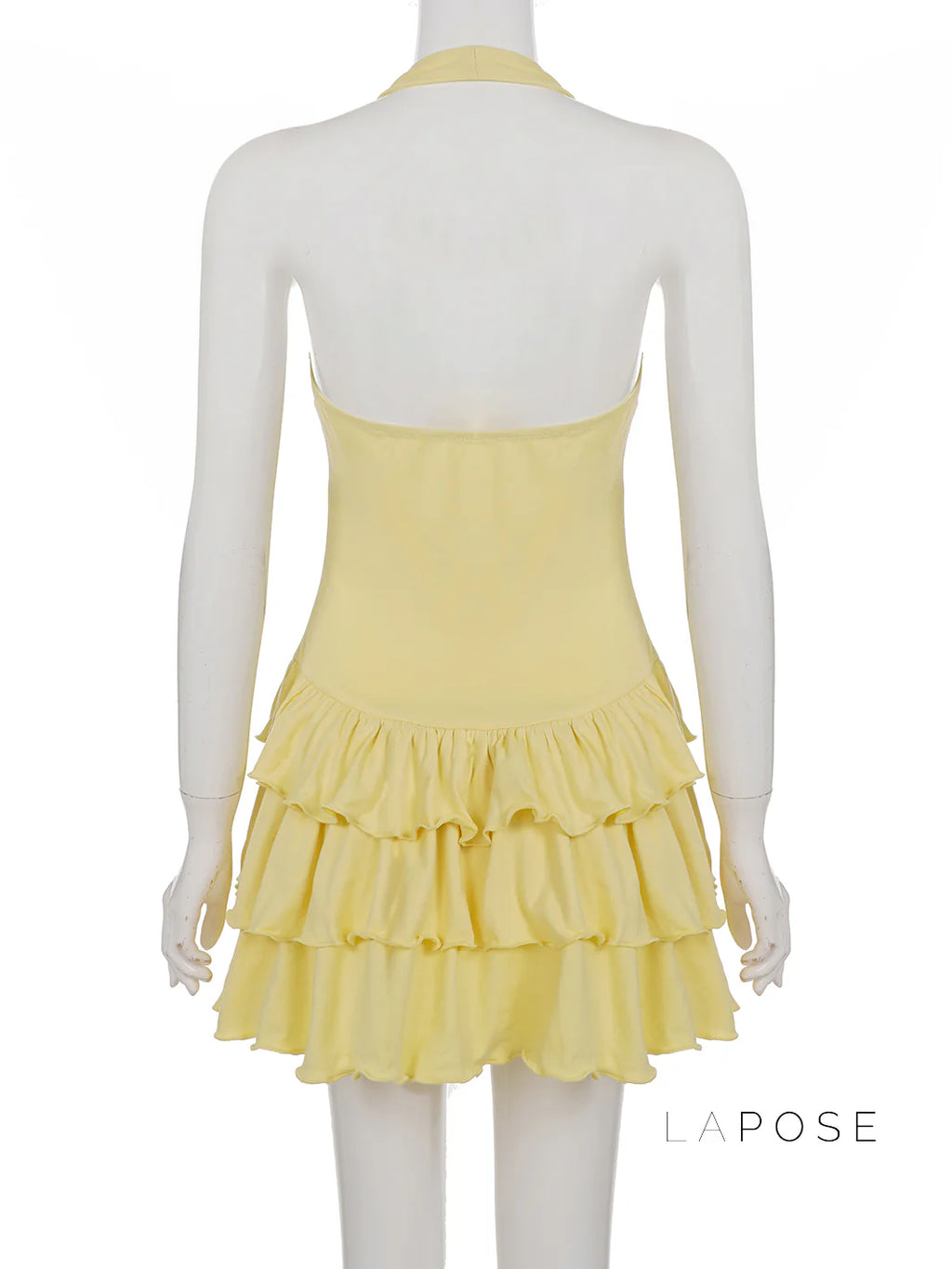 Aziya Halter Pleated Mini Dress
