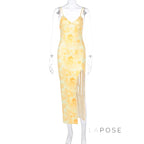 Batya Floral Backless Maxi Dress