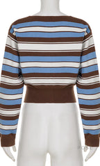 Blakelynn Striped Button Cardigan