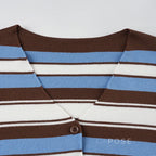 Blakelynn Striped Button Cardigan