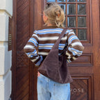 Blakelynn Striped Button Cardigan