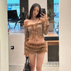 Bobbie Tie-Front Crop Cardigan