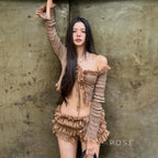Bobbie Tie-Front Crop Cardigan