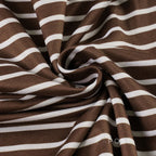 Bracha Striped Ruched One-Shoulder Dress