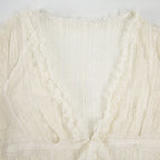 Braya Lace Puff Sleeve Top