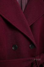 Brenley Double-Breasted Belted Coat