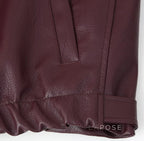 Brenna Lapel Faux Leather Jacket