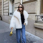 Brisa Plush Faux Fur Coat