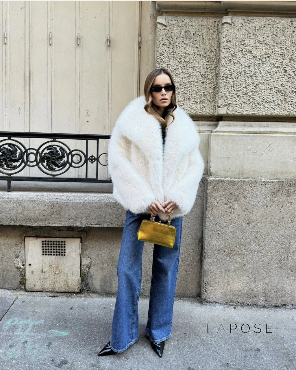 Brisa Plush Faux Fur Coat