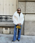 Brisa Plush Faux Fur Coat