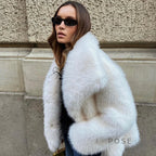 Brisa Plush Faux Fur Coat