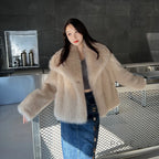 Brisa Plush Faux Fur Coat