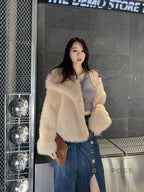 Brisa Plush Faux Fur Coat