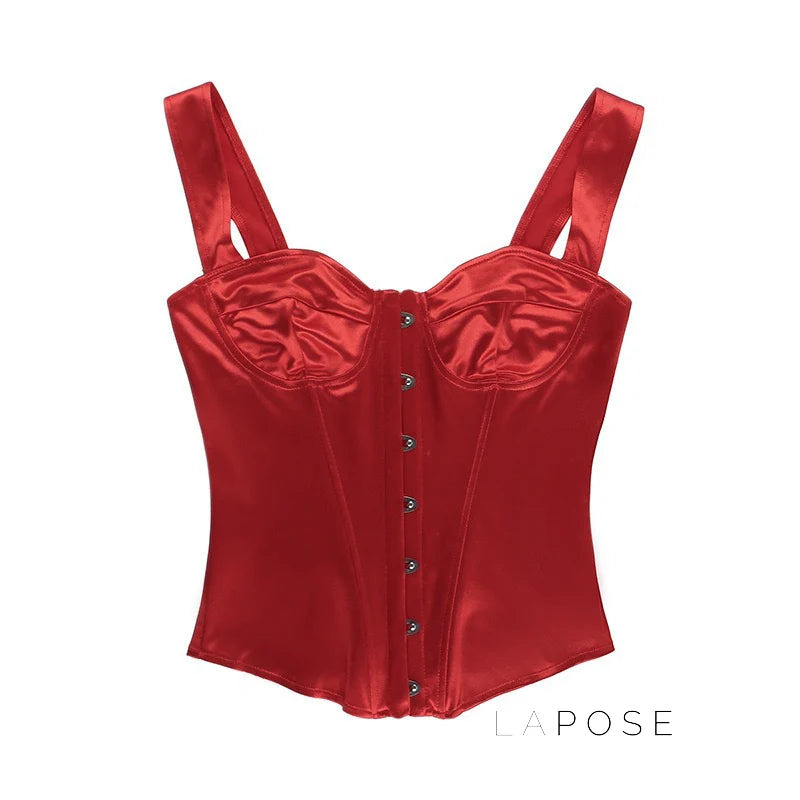 Brithany Buckle Corset Top