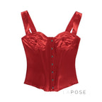 Brithany Buckle Corset Top